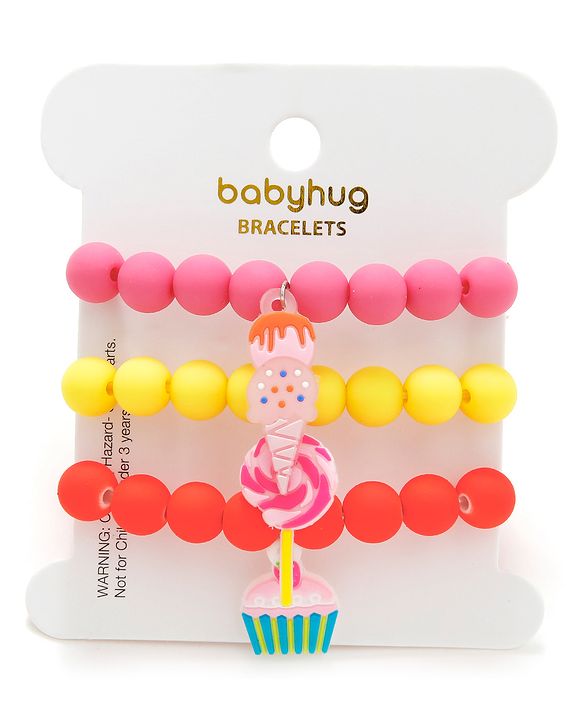 Babyhug Bracelet Pack of 3 - Multicolor