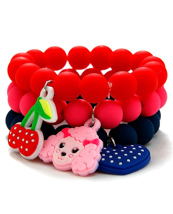 Babyhug Free Size Bracelets Pack of 3 - Multicolor