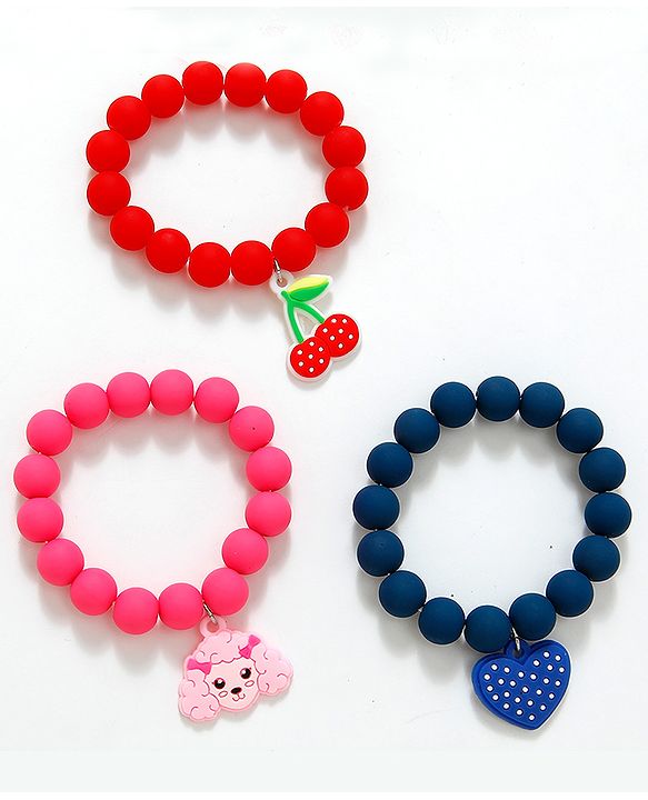 Babyhug Free Size Bracelets Pack of 3 - Multicolor