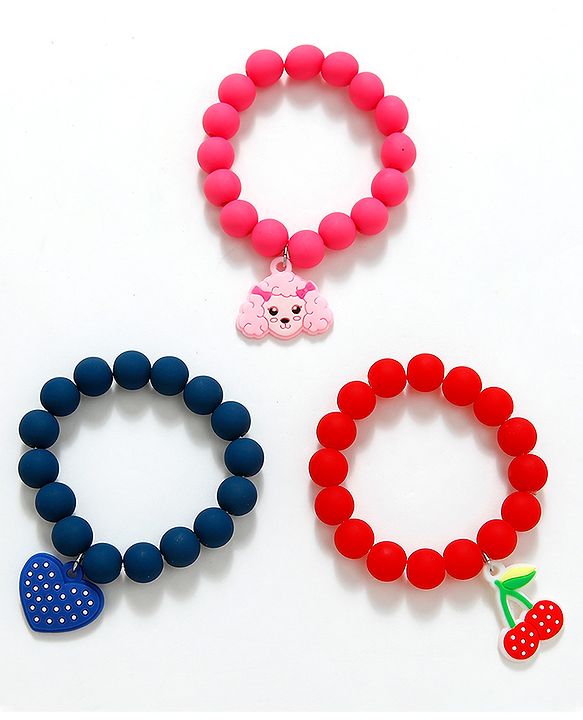 Babyhug Free Size Bracelets Pack of 3 - Multicolor