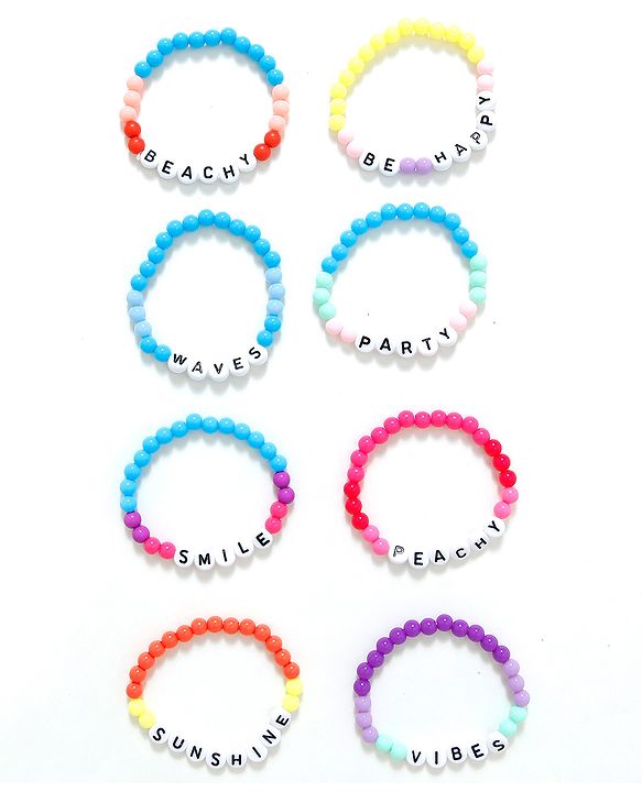 Babyhug Bracelet Pack of 8 - Multicolor
