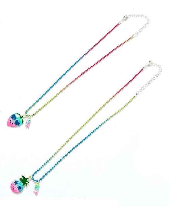 Babyhug Necklace Free Size Pack of 2 - Multicolor
