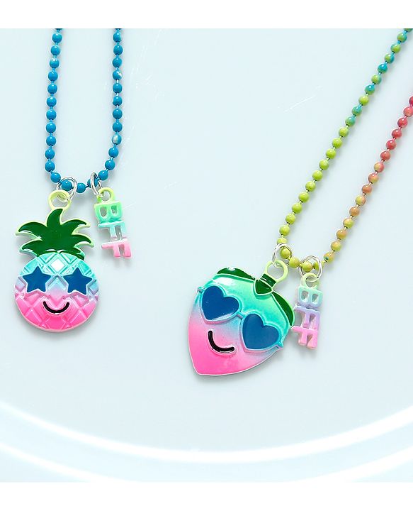 Babyhug Necklace Free Size Pack of 2 - Multicolor