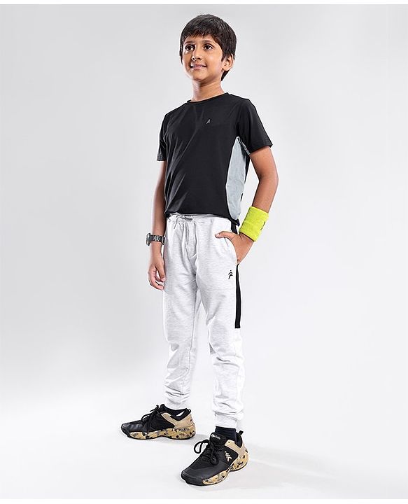 Pine Active Full Length Anti Bacterial Joggers with Stretch - Light Grey