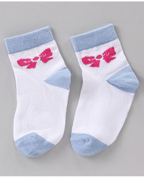 Cute Walk by Babyhug Ankle Length Antibacterial Socks Polka Dots Design Pack Of 3 - Multicolor
