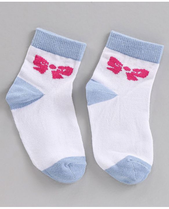 Cute Walk by Babyhug Ankle Length Antibacterial Socks Polka Dots Design Pack Of 3 - Multicolor