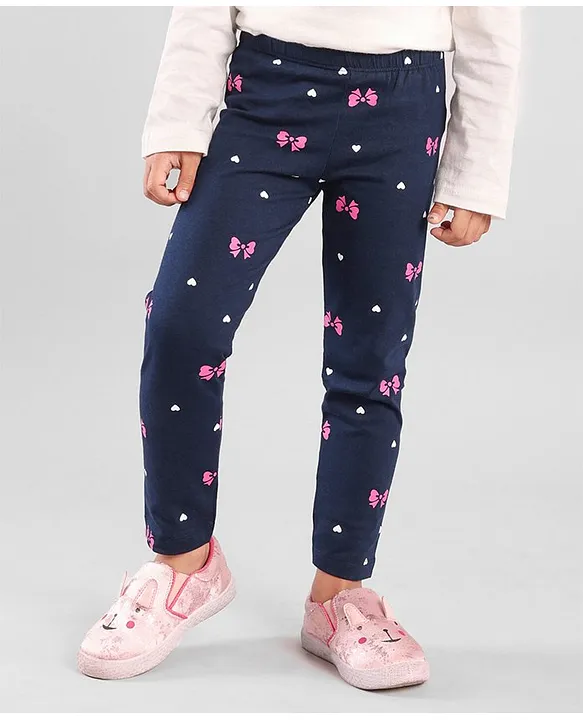 Buy Kaff kids Girl Leggings Multicolor Solid Cotton Lycra Blend Leggings (  9 - 10 Y ) (Pack Of 5) Online at Best Prices in India - JioMart.