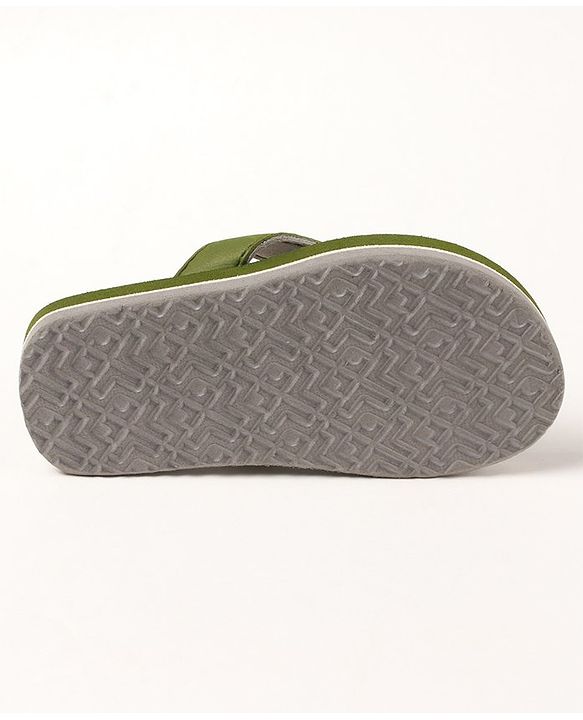 Pine Kids Slip On Flip Flops Batman Print - Green