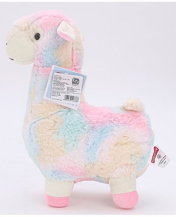 Babyhug Colourful Lama Soft Toy for Kids|Cuddly & Cozy Plush for Toddlers|Safe & durable Hug Companion|BIS Certified|Ideal Gift|Height 38 cm-Multicolour