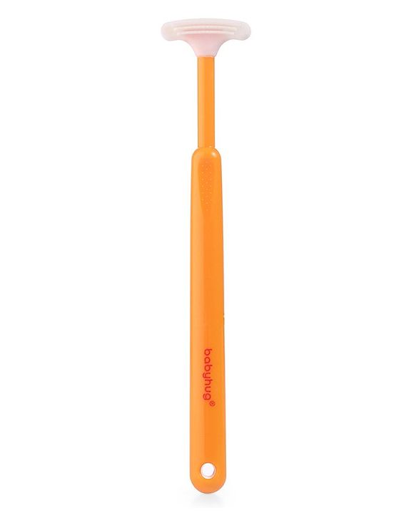 Babyhug Tongue Cleaner - Orange