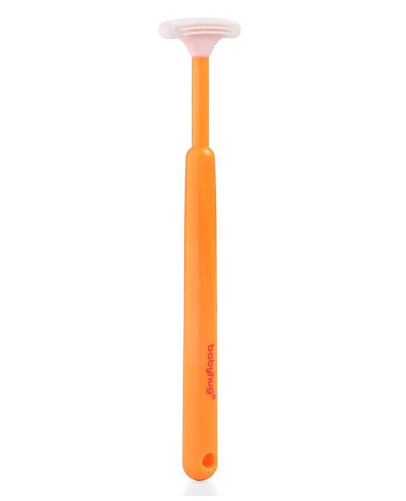 Babyhug Tongue Cleaner - Orange