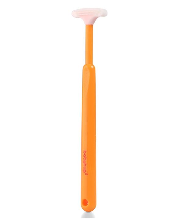 Babyhug Tongue Cleaner - Orange