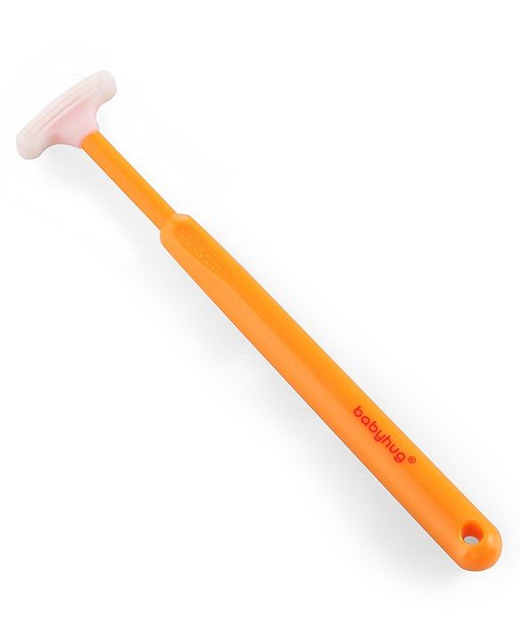 Babyhug Tongue Cleaner - Orange