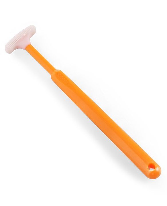 Babyhug Tongue Cleaner - Orange