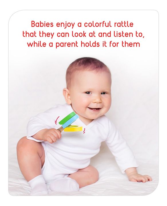 Babyhug Wooden Castanet Rattle Toy - Multicolour