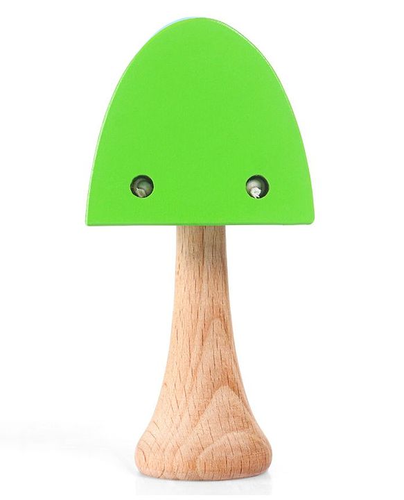 Babyhug Wooden Castanet Rattle Toy - Multicolour