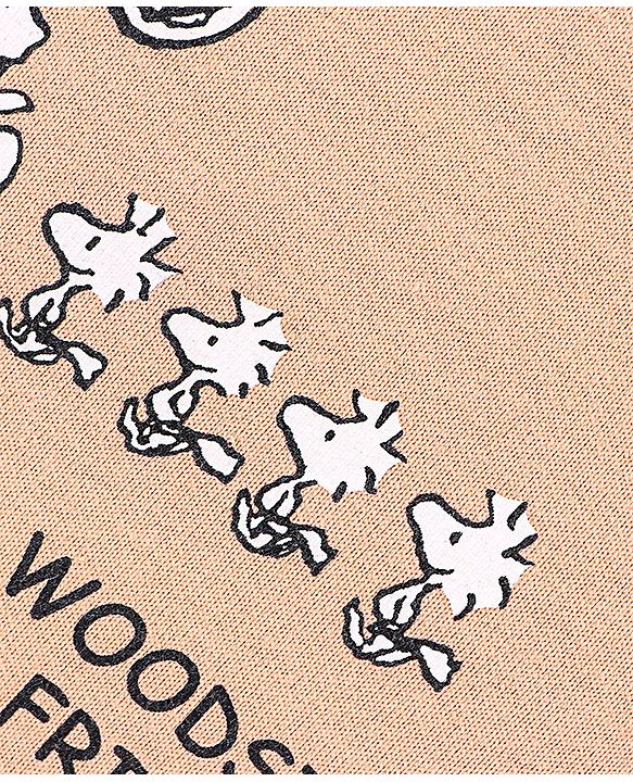 Pine Kids Full Sleeves Biowash Sweatshirt Snoopy Print - Peach