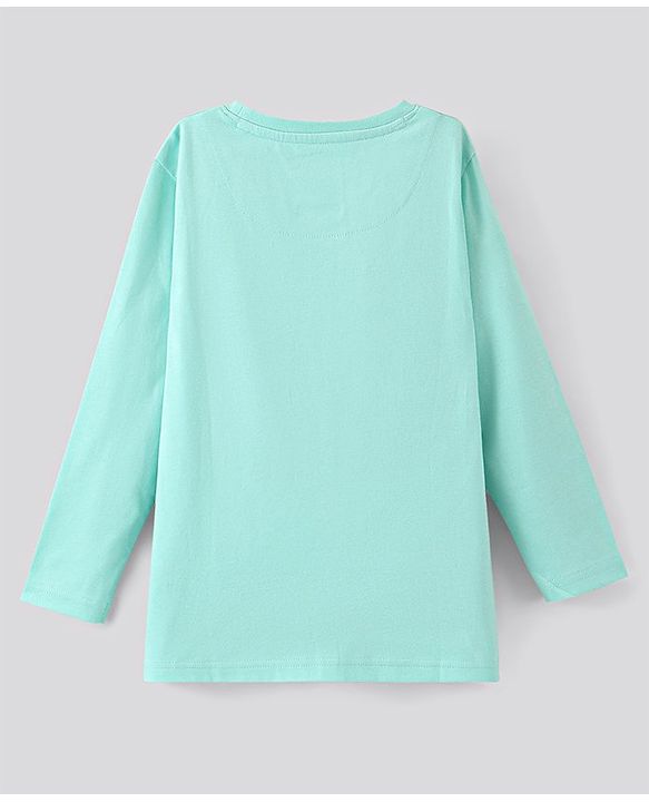 Pine Kids Full Sleeves Bio-Washed T-Shirt Garfield Collection - Blue