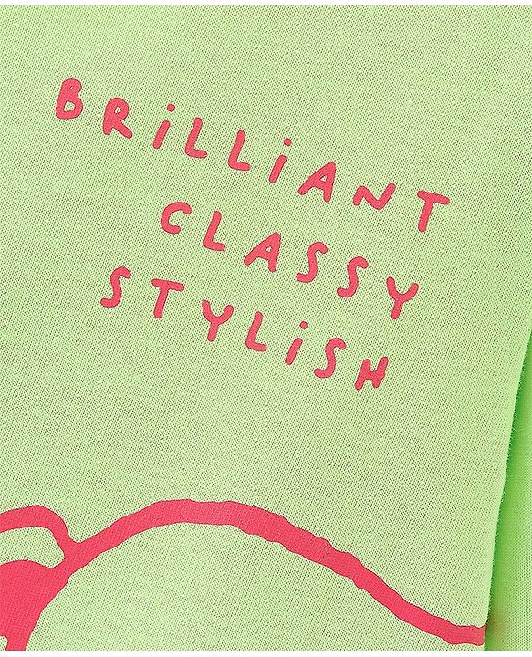 Pine Kids Full Sleeves Bio-washed T-Shirt Snoopy Collection - Sharp Green