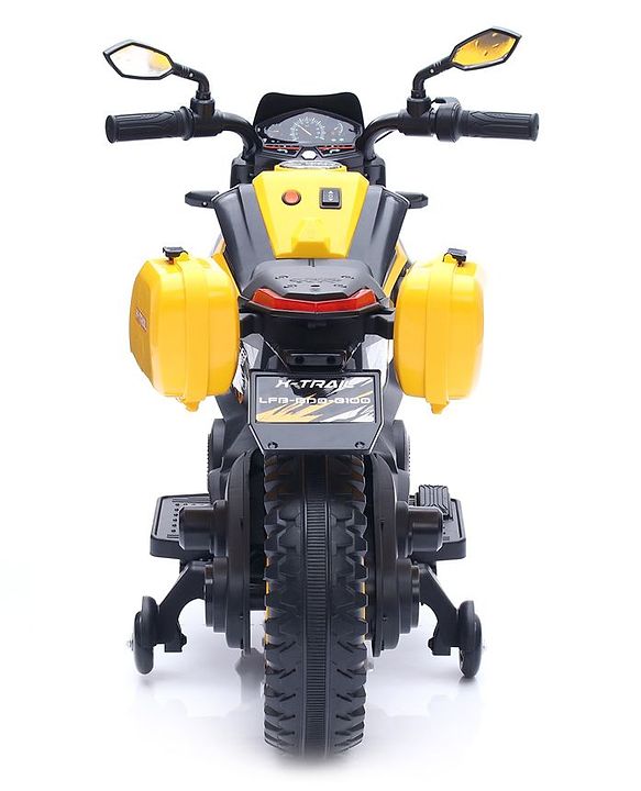Babyhug KTM Battery Operated Ride On Bike With Music & Lights - Yellow