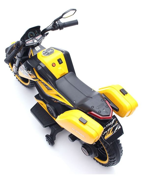 Babyhug KTM Battery Operated Ride On Bike With Music & Lights - Yellow