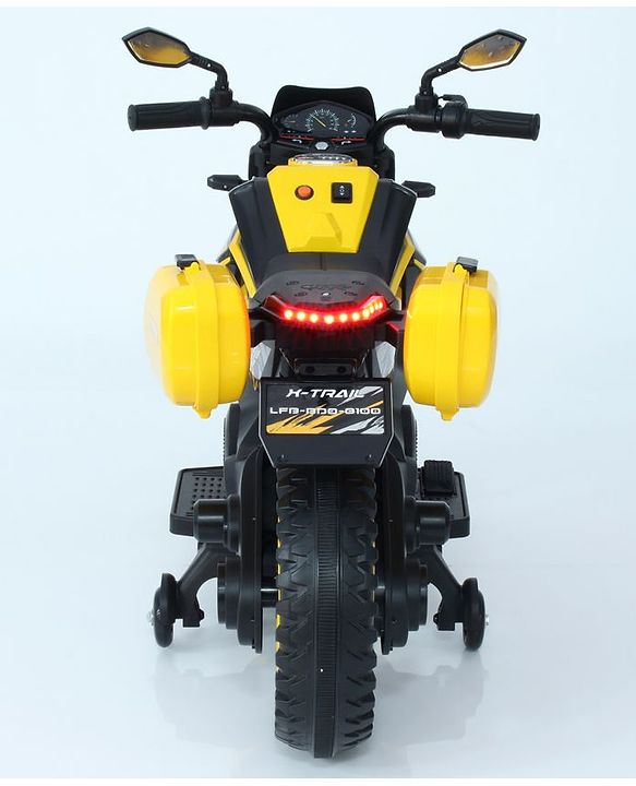 Babyhug KTM Battery Operated Ride On Bike With Music & Lights - Yellow
