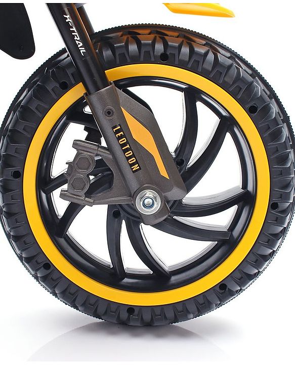 Babyhug KTM Battery Operated Ride On Bike With Music & Lights - Yellow