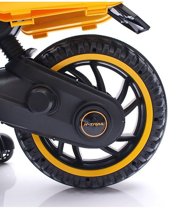 Babyhug KTM Battery Operated Ride On Bike With Music & Lights - Yellow