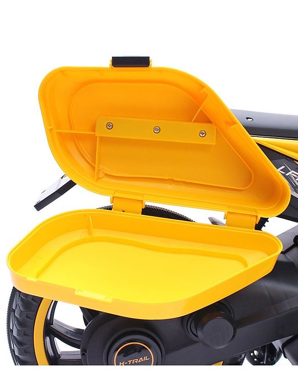 Babyhug KTM Battery Operated Ride On Bike With Music & Lights - Yellow