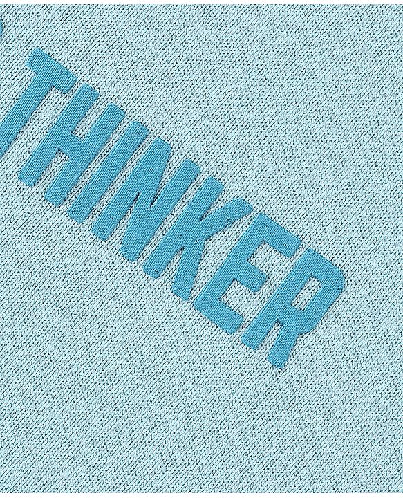 Pine Kids Full Sleeves Biowash Sweatshirt Text Print - Aqua