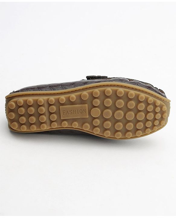 Cute Walk by Babyhug Slip On Formal Shoes - Brown
