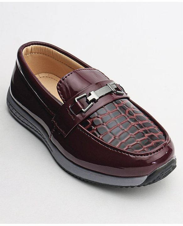 Cute Walk by Babyhug Formal Shoes - Red