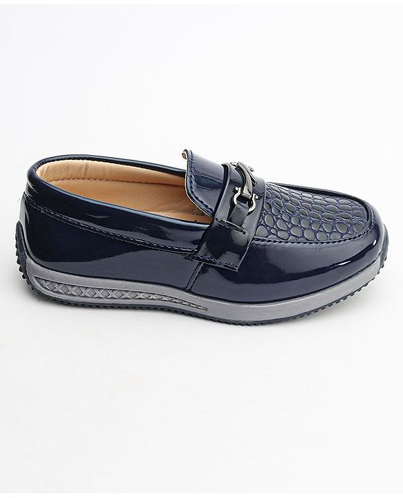 Cute Walk by Babyhug Formal Shoes - Navy Blue