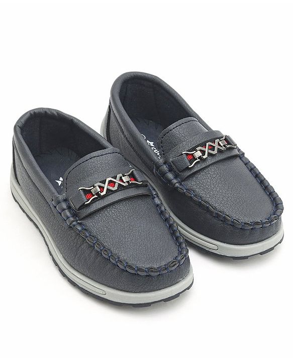 Cute Walk by Babyhug Formal Shoes - Dark Blue