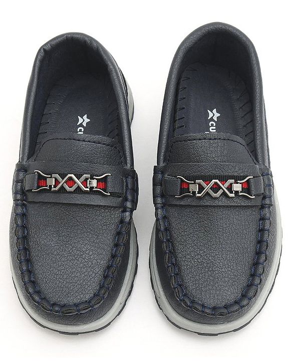 Cute Walk by Babyhug Formal Shoes - Dark Blue