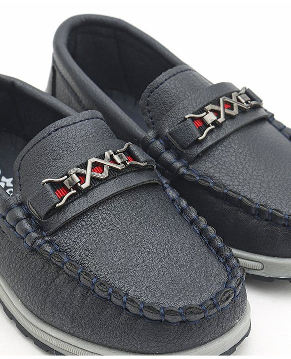 Cute Walk by Babyhug Formal Shoes - Dark Blue