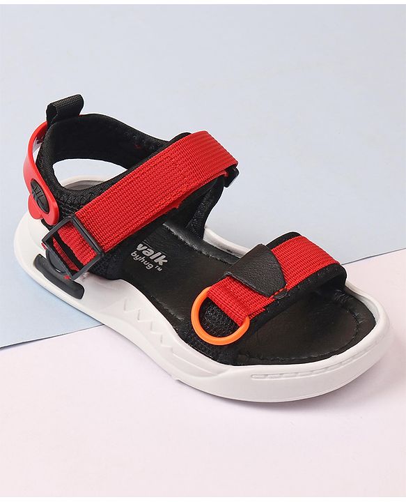 Cute Walk by Babyhug Sandals With Velcro Closure - Red