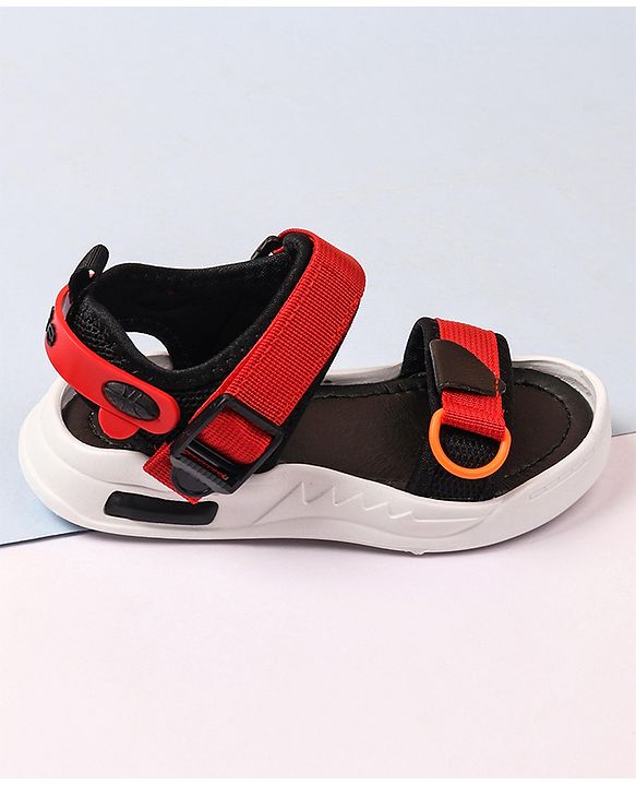 Cute Walk by Babyhug Sandals With Velcro Closure - Red