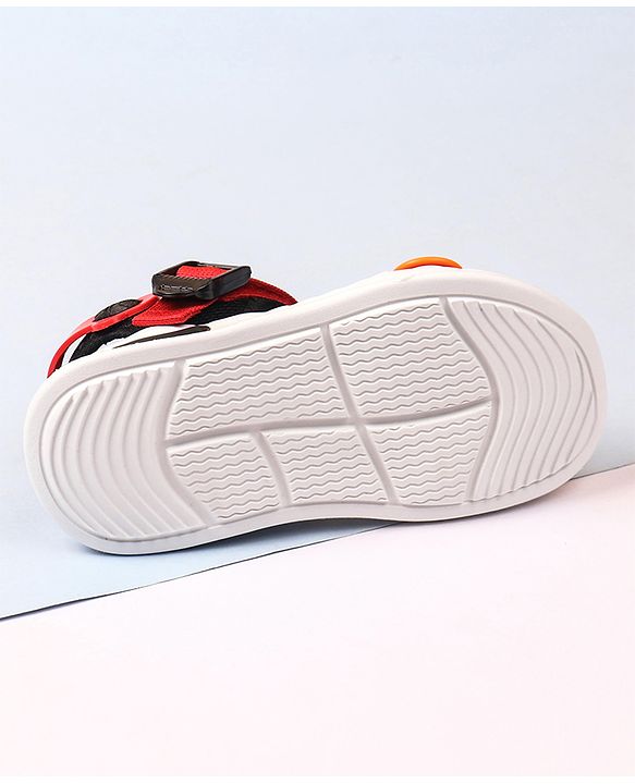 Cute Walk by Babyhug Sandals With Velcro Closure - Red