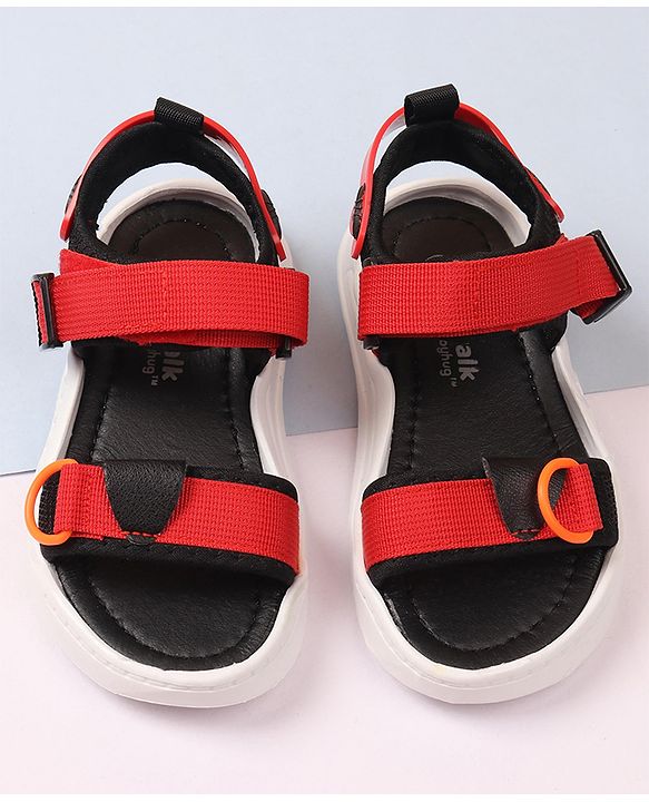 Cute Walk by Babyhug Sandals With Velcro Closure - Red