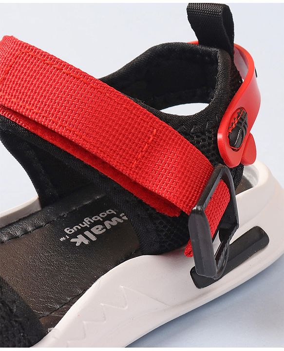 Cute Walk by Babyhug Sandals With Velcro Closure - Red