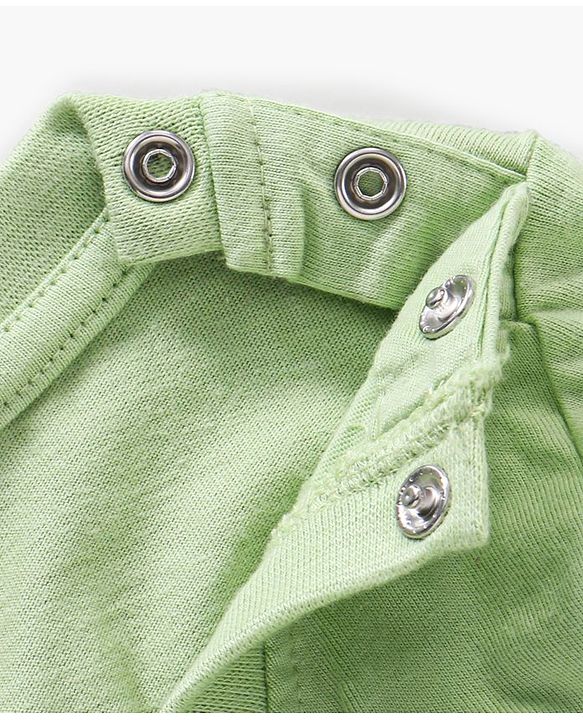Babyhug Cotton Knit Full Sleeves Cartoon Lions Printed Night Suit Pack of 2 - Green Blue