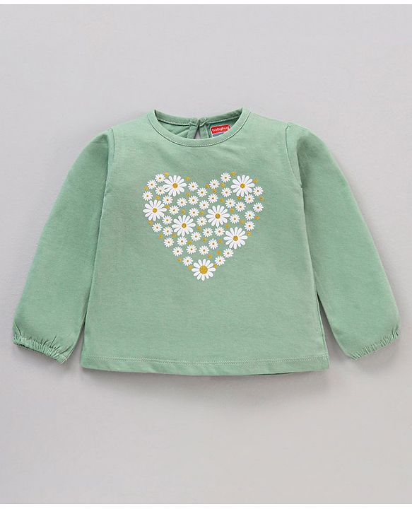 Babyhug Full Sleeves Cotton Tees With Graphic Pack of 5- Multicolor