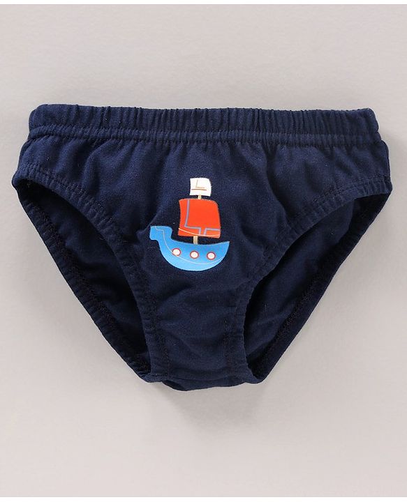 Babyhug  Cotton Stripes & Printed Briefs Pack of 5 - Multicolor