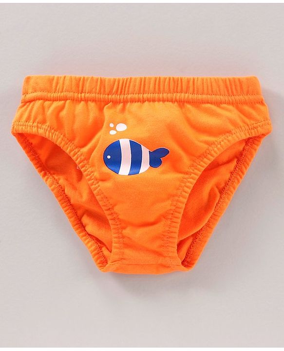 Babyhug  Cotton Stripes & Printed Briefs Pack of 5 - Multicolor