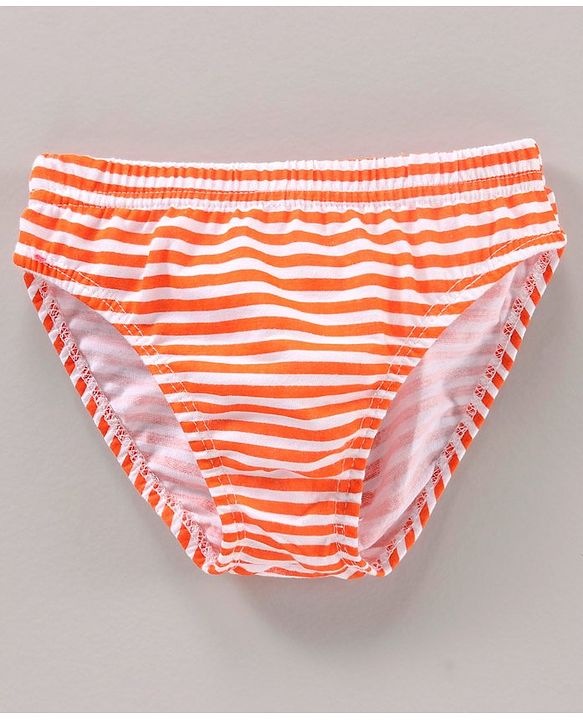 Babyhug  Cotton Stripes & Printed Briefs Pack of 5 - Multicolor