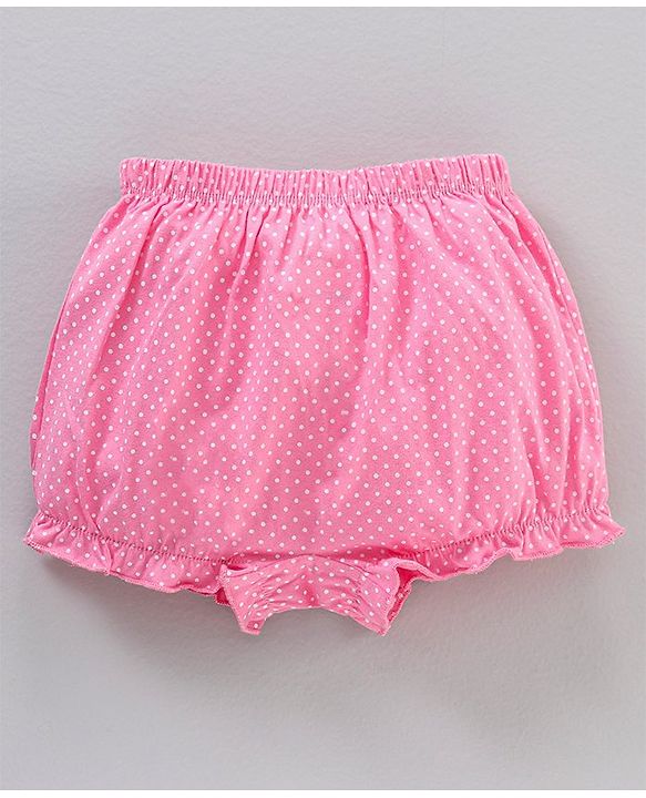 Babyhug Cotton Knit Bloomers Bunny Print Pack of 3 - Multicolour
