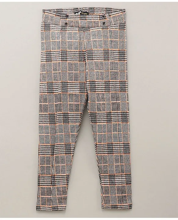 Orange Check Flared Pants | Flare pants, Flared, Clothes design