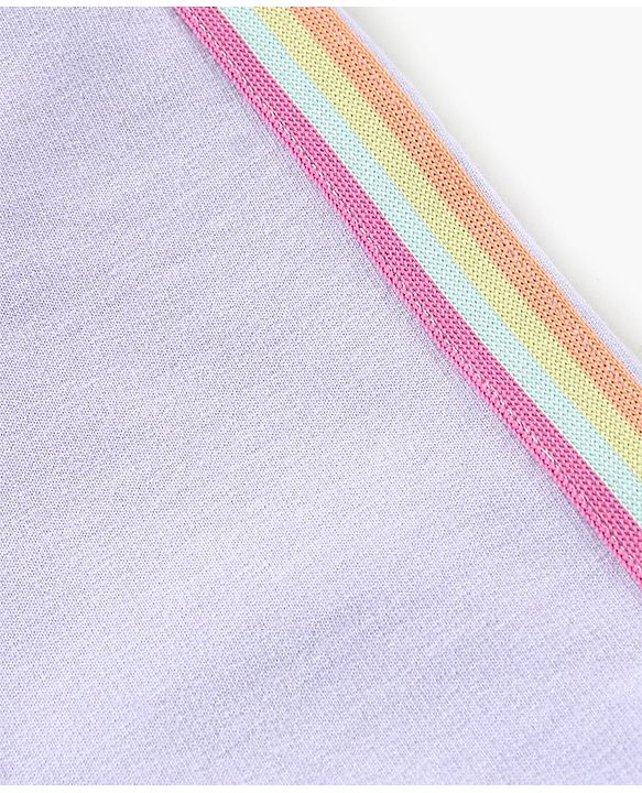 Babyhug Cotton Full Length Lounge Pant Solid - Lavender