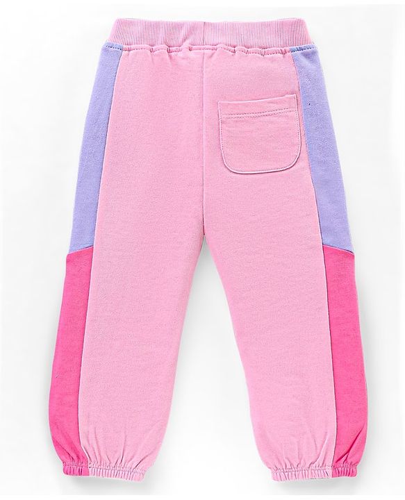 Babyhug Cotton Full Length Lounge Pants Text Print - Pink